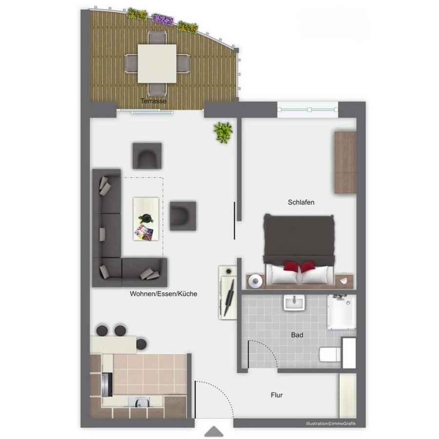 Hanse-Hof Wohnung 05 Больтенгаген Екстер'єр фото